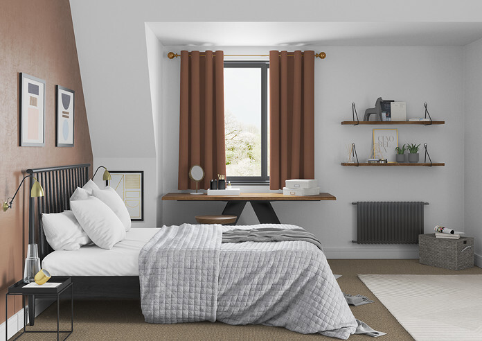 Faux Suede, Mocha - Made to Measure Curtains - Image 5